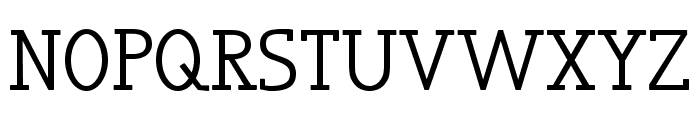 truebo serif Font UPPERCASE