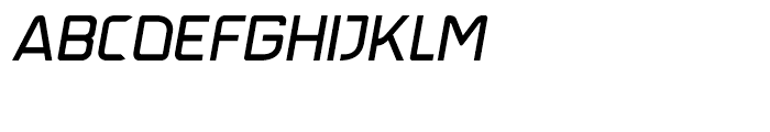 Trak Italic Font UPPERCASE