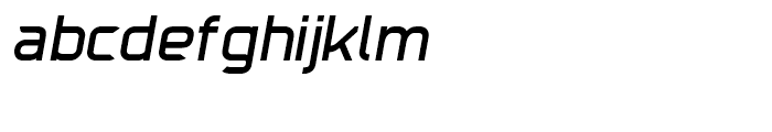 Trak Italic Font LOWERCASE