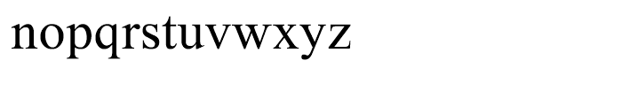 Traklin Regular Font LOWERCASE