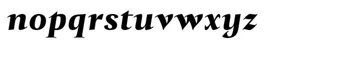 Tramuntana Pro Caption Pro Heavy Italic Font LOWERCASE