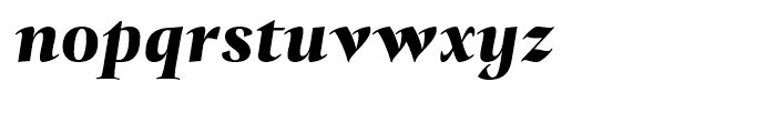 Tramuntana Pro Subhead Pro Heavy Italic Font LOWERCASE