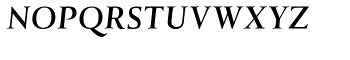 Tramuntana Pro Text Pro Bold Italic Font UPPERCASE