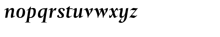 Tramuntana Pro Text Pro Bold Italic Font LOWERCASE