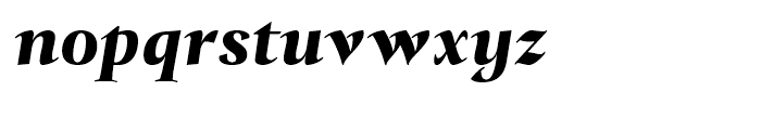 Tramuntana Pro Text Pro Heavy Italic Font LOWERCASE