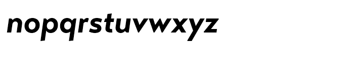 Transat Bold Oblique Font LOWERCASE