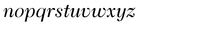 Transitional 511 Italic Font LOWERCASE