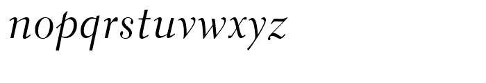Transitional 521 Cursive Font LOWERCASE
