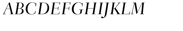 Transitional 551 Medium Italic Font UPPERCASE