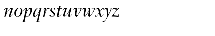 Transitional 551 Medium Italic Font LOWERCASE