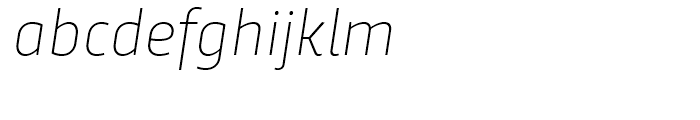 Trasandina Thin Italic FONT