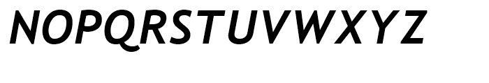 Trebuchet MS Bold Italic Font UPPERCASE