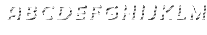 Trend Sans Three Italic Font LOWERCASE