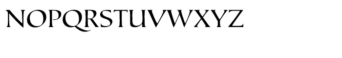 Tresillian Roman Light Font UPPERCASE