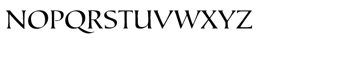Tresillian Script Light Font UPPERCASE
