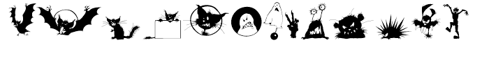 Trick Or Treat Regular Font LOWERCASE