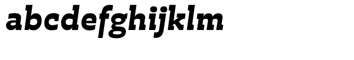 Trilby Black Italic Font LOWERCASE