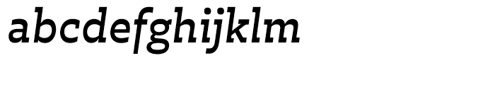 Trilby Medium Italic Font LOWERCASE