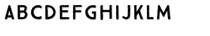 True North Rough Dots Font LOWERCASE
