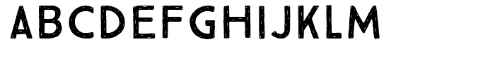 True North Rough Font LOWERCASE