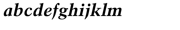 Trump Mediaeval Cyrillic Bold Italic Font LOWERCASE