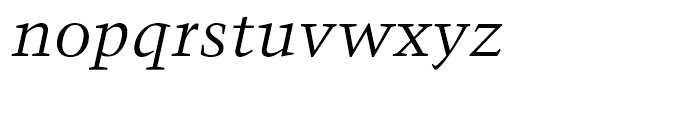 Trump Mediaeval Italic Font LOWERCASE