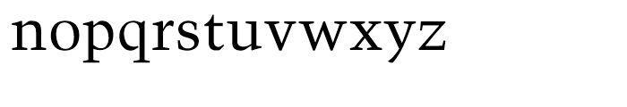 Trump Mediaeval Roman Font LOWERCASE