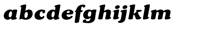 Trybuna Bold Italic Font LOWERCASE