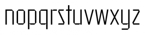 Tradesman Condensed Light Font LOWERCASE