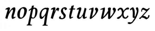Tranquility JY Pro Bold Italic Font LOWERCASE