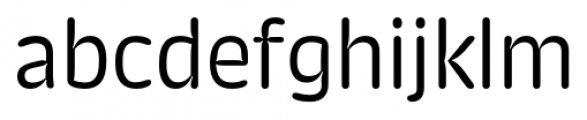 Trench Rounded Light Font LOWERCASE