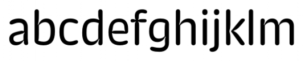 Trench Rounded Regular Font LOWERCASE