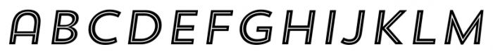 Trend Sans Five Italic Font LOWERCASE