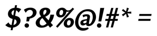 Triangle Medium Italic Font OTHER CHARS