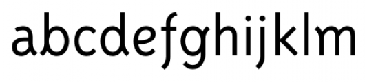 Triplex Sans Light Font LOWERCASE
