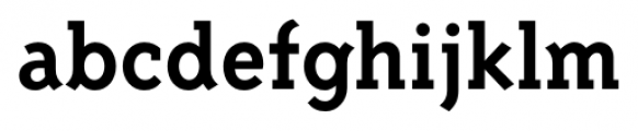 Triplex Serif Bold Font LOWERCASE