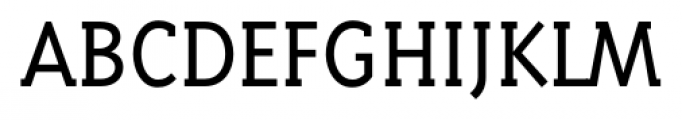 Triplex Serif Light Font UPPERCASE