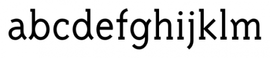 Triplex Serif Light Font LOWERCASE