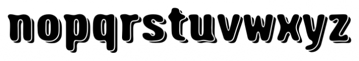 Triump Rough Blur 06 Font LOWERCASE