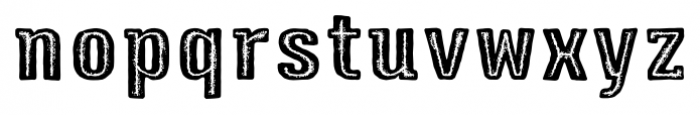 Triump Rough Rock 05 Font LOWERCASE