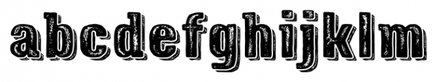 Triump Rough Rock 07 Font LOWERCASE