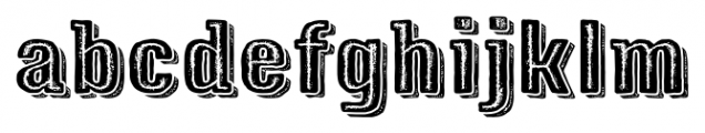 Triump Rough Rock 08 Font LOWERCASE