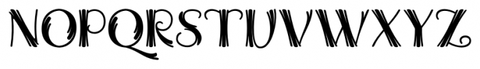 Trivette Regular Font UPPERCASE