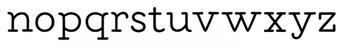 Tropen Serif Font LOWERCASE