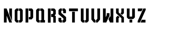TR Reqnad Display TR Reqnad  Display Stencil Font UPPERCASE