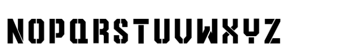 TR Reqnad Display TR Reqnad  Display Stencil Font LOWERCASE