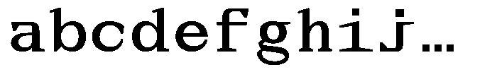 TRT Aigo Mono Bold FONT
