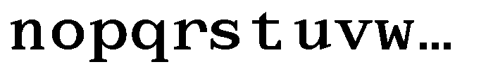 TRT Aigo Mono Bold Font LOWERCASE