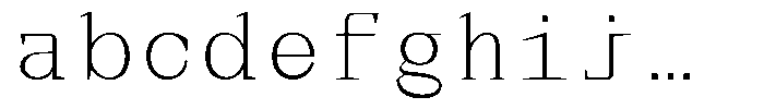 TRT Aigo Mono Light FONT