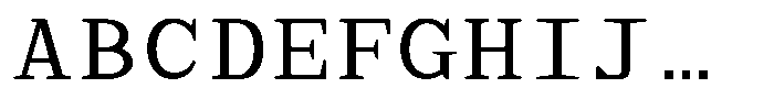 TRT Aigo Mono Medium Font UPPERCASE